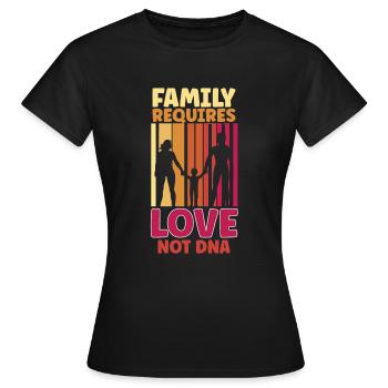 Lustige Adoptions-adoptions-tagesgeschenke - Frauen T-Shirt - Schwarz - Vorne - AI Model Female 172 dark (172cm)