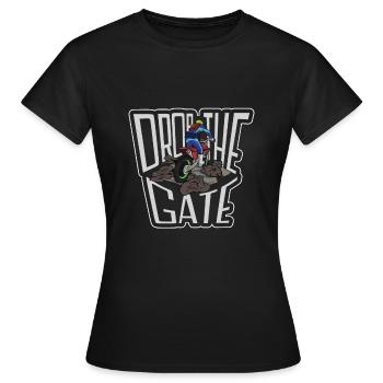 Dirt Bike Dirt Bike Riding Motocross Dirt Biking - T-shirt Femme - noir - Devant - AI Model Female 172 dark (172cm)