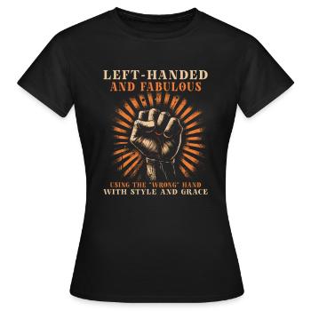 Gaucher gaucher gaucher gaucher copain - T-shirt Femme - noir - Devant - AI Model Female 172 dark (172cm)