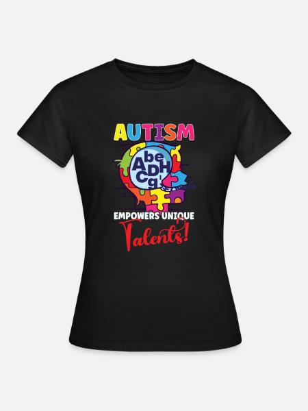 Autismus-bewusstsein Autismus-krankheit - Frauen T-Shirt - Schwarz