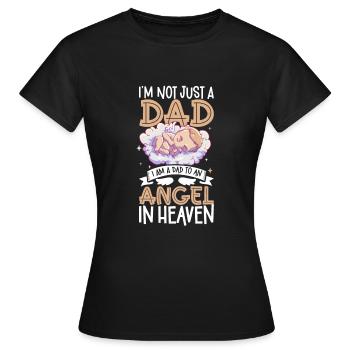 infant loss, miscarriage, consciousness, - Women's T-Shirt - black - Front - AI Model Female 172 dark (172cm)