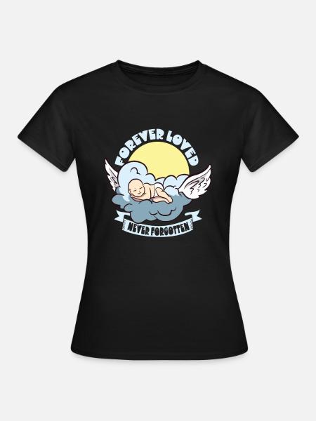Säuglingsverlust, Fehlgeburt, Bewusstsein, - Frauen T-Shirt - Schwarz