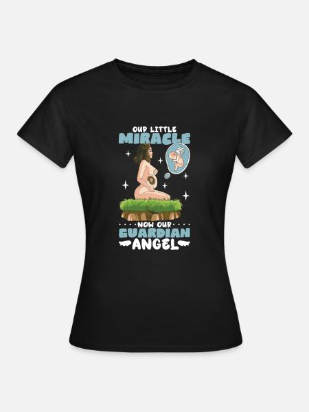 Säuglingsverlust, Fehlgeburt, Bewusstsein, - Frauen T-Shirt - Schwarz