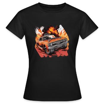 Demo Derby Demolition Derby Demolition Derby - Frauen T-Shirt - Schwarz - Vorne - AI Model Female 172 dark (172cm)