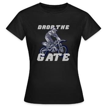 Dirt Bike Dirt Bike Riding Motocross Dirt Biking - T-shirt Femme - noir - Devant - AI Model Female 172 dark (172cm)