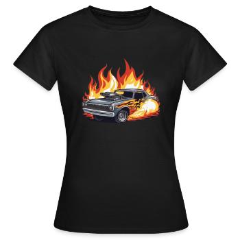 Demo Derby Demolition Derby Demolition Derby - Frauen T-Shirt - Schwarz - Vorne - AI Model Female 172 dark (172cm)