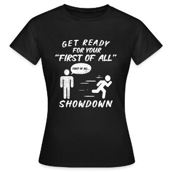 Débat de discours de débat orateur idée de cadeau - T-shirt Femme - noir - Devant - AI Model Female 172 dark (172cm)