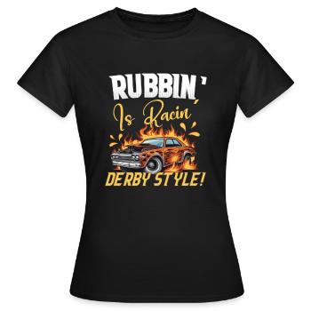 Demo Derby Demolition Derby Demolition Derby - Frauen T-Shirt - Schwarz - Vorne - AI Model Female 172 dark (172cm)
