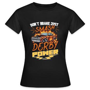 Demo Derby Demolition Derby Demolition Derby - Frauen T-Shirt - Schwarz - Vorne - AI Model Female 172 dark (172cm)