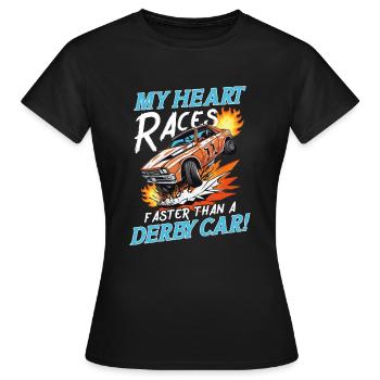 Demo Derby Demolition Derby Demolition Derby - Frauen T-Shirt - Schwarz - Vorne - AI Model Female 172 dark (172cm)