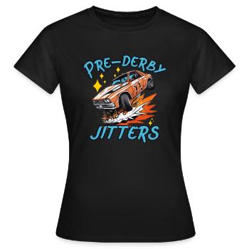 Demo Derby Demolition Derby Demolition Derby - Frauen T-Shirt - Schwarz - Vorne - AI Model Female 172 dark (172cm)