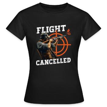 Clay Pigeon Shooting Clay Pigeon Shooting Shooting - Women's T-Shirt - black - Front - AI Model Female 172 dark (172cm)