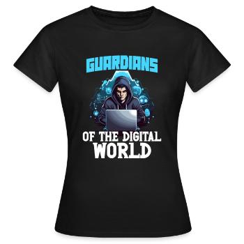Analyste en piratage éthique Cybersécurité éthique - T-shirt Femme - noir - Devant - AI Model Female 172 dark (172cm)