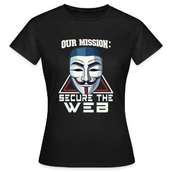 Analyste en piratage éthique Cybersécurité éthique - T-shirt Femme - noir - Devant - AI Model Female 172 dark (172cm)