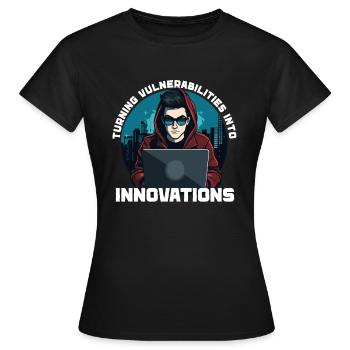 Analyste en piratage éthique Cybersécurité éthique - T-shirt Femme - noir - Devant - AI Model Female 172 dark (172cm)