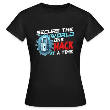 Analyste en piratage éthique Cybersécurité éthique - T-shirt Femme - noir - Devant - AI Model Female 172 dark (172cm)