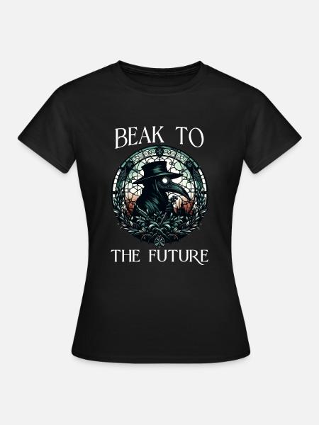 Docteur effrayant de la peste d'horreur d'Halloween - T-shirt Femme - noir
