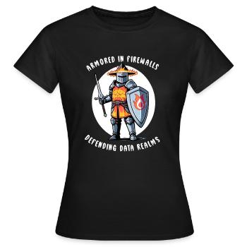 Analyste Piratage Éthique Cybersécurité Éthique - T-shirt Femme - noir - Devant - AI Model Female 172 dark (172cm)