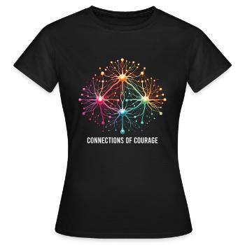 Stroke Survivor Stroke Awareness - Women's T-Shirt - black - Front - AI Model Female 172 dark (172cm)