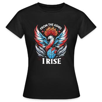Stroke Survivor Stroke Awareness - Women's T-Shirt - black - Front - AI Model Female 172 dark (172cm)