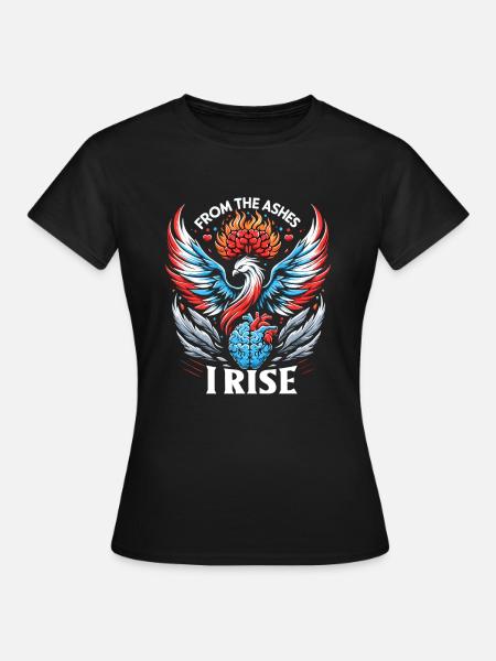 Schlaganfall-überlebende Schlaganfall-bewusstsein - Frauen T-Shirt - Schwarz