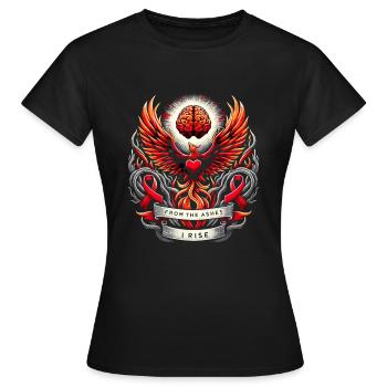 Stroke Survivor Stroke Awareness - Women's T-Shirt - black - Front - AI Model Female 172 dark (172cm)