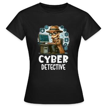 Analyste en piratage éthique Cybersécurité éthique - T-shirt Femme - noir - Devant - AI Model Female 172 dark (172cm)