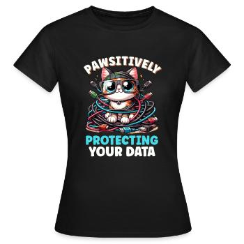 Analyste en piratage éthique Cybersécurité éthique - T-shirt Femme - noir - Devant - AI Model Female 172 dark (172cm)