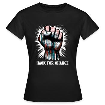 Analyste en piratage éthique Cybersécurité éthique - T-shirt Femme - noir - Devant - AI Model Female 172 dark (172cm)