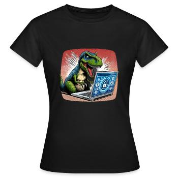 Analyste en piratage éthique Cybersécurité éthique - T-shirt Femme - noir - Devant - AI Model Female 172 dark (172cm)