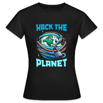 Analyste en piratage éthique Cybersécurité éthique - T-shirt Femme - noir - Devant - AI Model Female 172 dark (172cm)