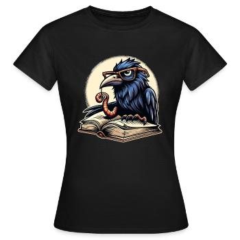 Edgar Allan Poe Fan, littérature classique, - T-shirt Femme - noir - Devant - AI Model Female 172 dark (172cm)