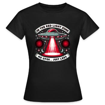 Thérapie par la lumière rouge Thérapie au laser de faible intensité pour le - T-shirt Femme - noir - Devant - AI Model Female 172 dark (172cm)