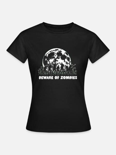 Horrorfilm-fan Zombie-horror Klassischer - Frauen T-Shirt - Schwarz