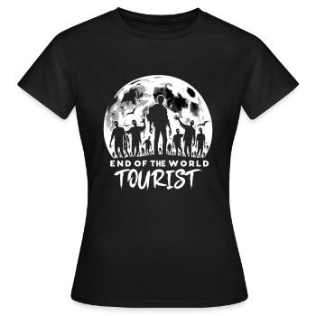 Horrorfilm-fan Zombie-horror Klassischer - Frauen T-Shirt - Schwarz - Vorne - AI Model Female 172 dark (172cm)