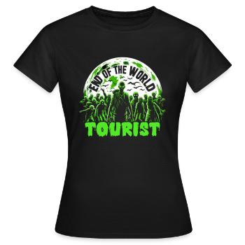 Horrorfilm-fan Zombie-horror Klassischer - Frauen T-Shirt - Schwarz - Vorne - AI Model Female 172 dark (172cm)
