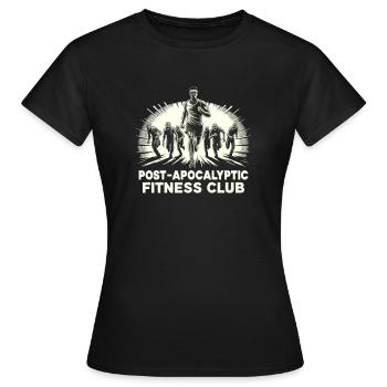Horrorfilm-fan Zombie-horror Klassischer - Frauen T-Shirt - Schwarz - Vorne - AI Model Female 172 dark (172cm)