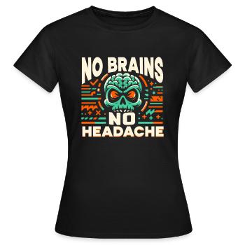 Horrorfilm-fan Zombie-horror Klassischer - Frauen T-Shirt - Schwarz - Vorne - AI Model Female 172 dark (172cm)