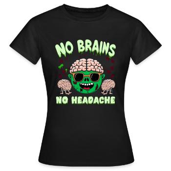 Horrorfilm-fan Zombie-horror Klassischer - Frauen T-Shirt - Schwarz - Vorne - AI Model Female 172 dark (172cm)