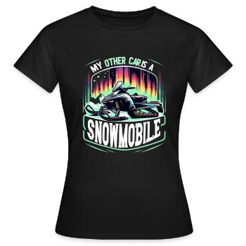 Aurora Aurora Tracker Alaska Wilderness - T-shirt Femme - noir - Devant - AI Model Female 172 dark (172cm)