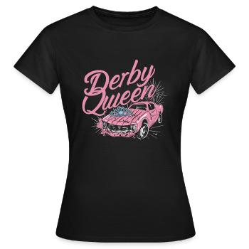 Demo Derby Demolition Derby Demolition Derby - Frauen T-Shirt - Schwarz - Vorne - AI Model Female 172 dark (172cm)