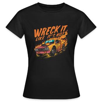 Demo Derby Demolition Derby Demolition Derby - Frauen T-Shirt - Schwarz - Vorne - AI Model Female 172 dark (172cm)