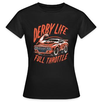 Demo Derby Demolition Derby Demolition Derby - Frauen T-Shirt - Schwarz - Vorne - AI Model Female 172 dark (172cm)