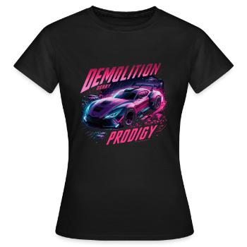 Demo Derby Demolition Derby Demolition Derby - Frauen T-Shirt - Schwarz - Vorne - AI Model Female 172 dark (172cm)
