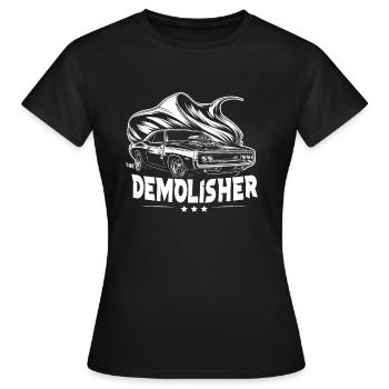 Derby de démonstration Derby de démolition Derby de démolition - T-shirt Femme - noir - Devant - AI Model Female 172 dark (172cm)