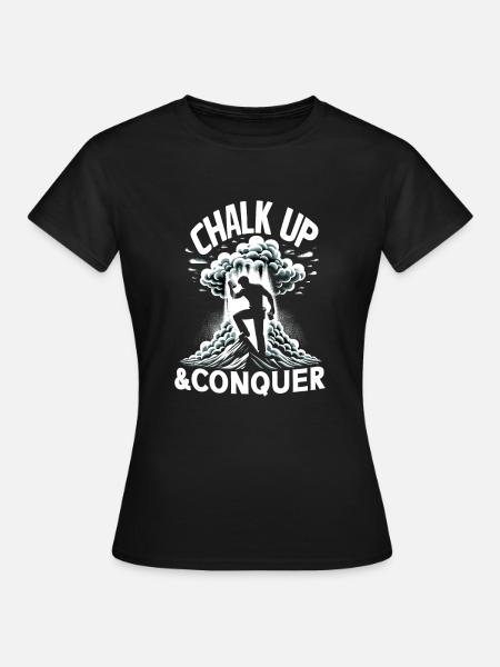 Klettern Outdoor-abenteuer Bouldern - Frauen T-Shirt - Schwarz