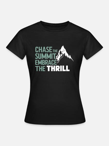 Klettern Outdoor-abenteuer Bouldern - Frauen T-Shirt - Schwarz