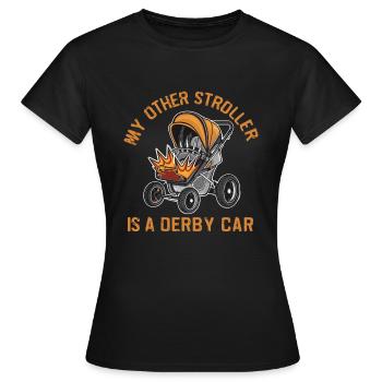 Demo Derby Demolition Derby Demolition Derby - Frauen T-Shirt - Schwarz - Vorne - AI Model Female 172 dark (172cm)