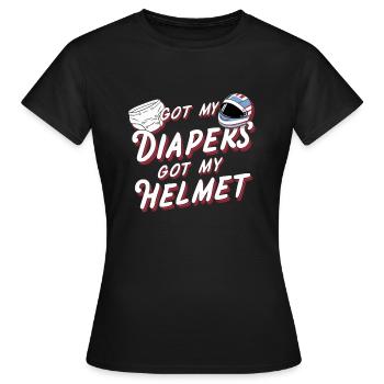 Demo Derby Demolition Derby Demolition Derby - Frauen T-Shirt - Schwarz - Vorne - AI Model Female 172 dark (172cm)