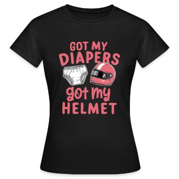 Derby de démonstration Derby de démolition Derby de démolition - T-shirt Femme - noir - Devant - AI Model Female 172 dark (172cm)